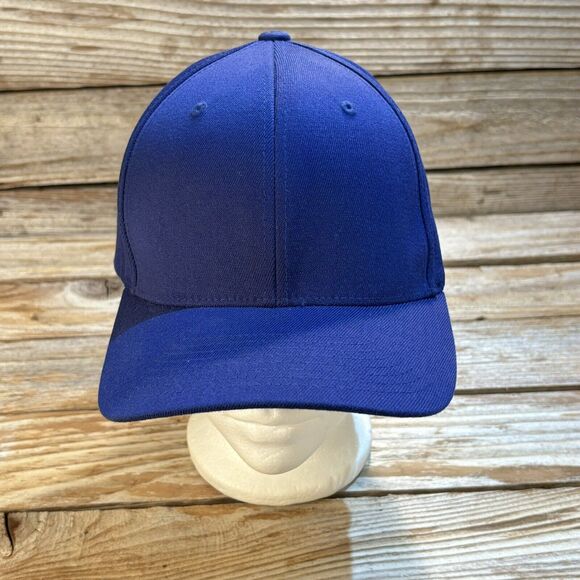 Lids Royal Blue Fitted  XL Baseball Hat Cap - Picture 1 of 7